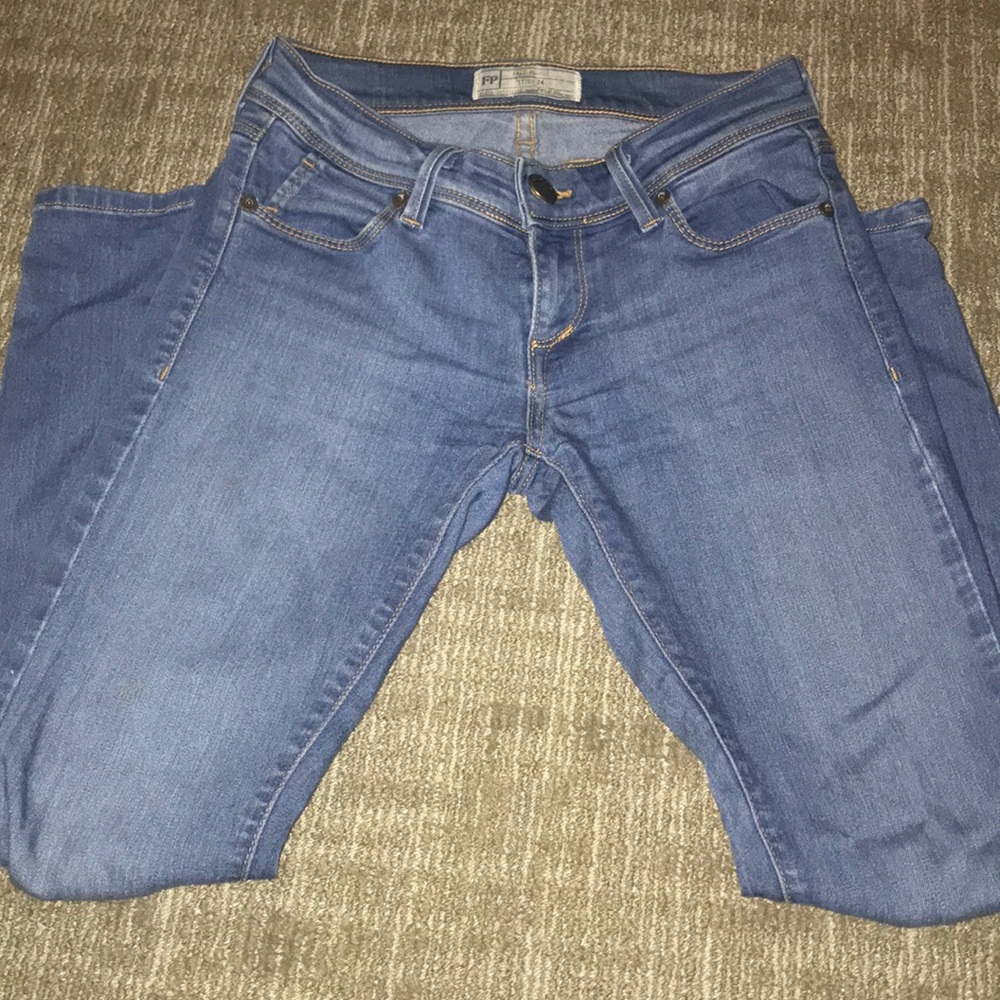 Free People Mid Rise Jeans